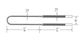 Dental Lab sintering furnace Mosi2 Heating Element Resistance(buy 4pc get a free same 1 pc)